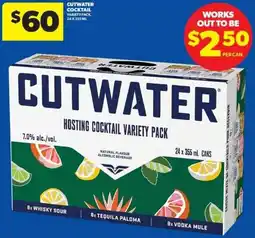 Real Canadian Liquorstore Cutwater cocktail offer