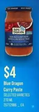 Independent Grocer Blue dragon curry paste offer