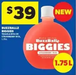 Real Canadian Liquorstore Buzzballz biggies tequila rita or strawberry rita offer