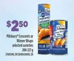 Independent Grocer Pillsbury crescents or wiener wraps offer