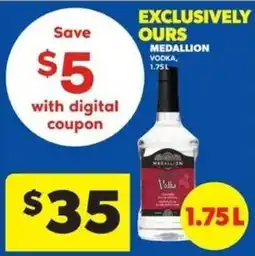 Real Canadian Liquorstore Medallion vodka offer