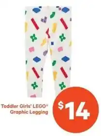 Dominion Toddler Girls' LEGO Graphic Legging offer