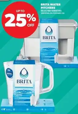 Dominion Brita water pitchers offer
