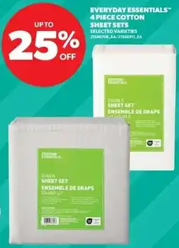 Dominion Everyday essentials 4 piece cotton sheet sets offer