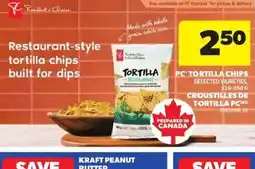 Atlantic Superstore PC Tortilla chips offer