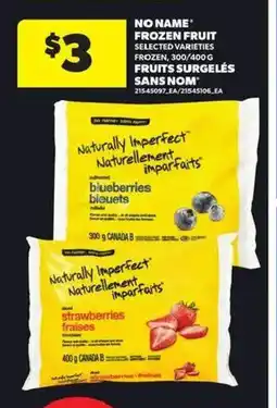 Atlantic Superstore NO NAME Frozen fruit offer