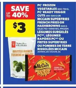 Atlantic Superstore PC Frozen vegetables offer