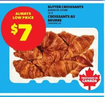 Atlantic Superstore Butter croissants offer