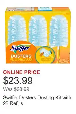 Costco Swiffer Dusters Dusting Kit with 28 Refills offer