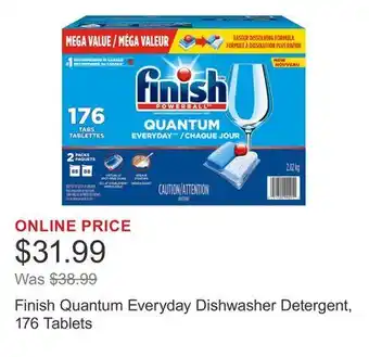 Costco Finish Quantum Everyday Dishwasher Detergent, 176 Tablets offer