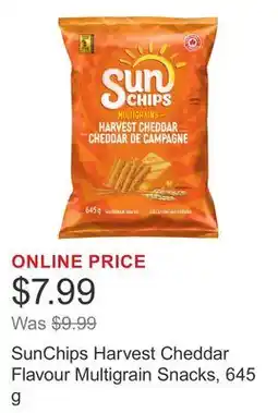 Costco SunChips Harvest Cheddar Flavour Multigrain Snacks offer