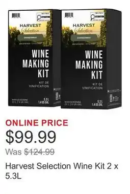 Costco Harvest Selection Wine Kit offer