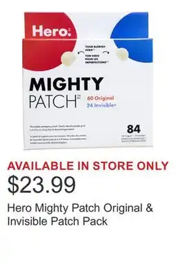 Costco Hero Mighty Patch Original & Invisible Patch Pack offer