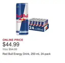 Costco Red Bull Energy Drink, 250 mL 24-pack offer