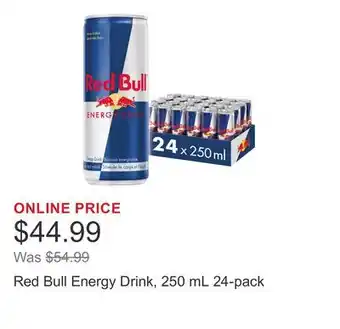 Costco Red Bull Energy Drink, 250 mL 24-pack offer