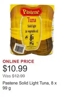 Costco Pastene Solid Light Tuna offer