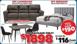Surplus Furniture 11PC PACKAGE ONLY! offer