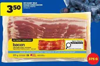 Real Canadian Superstore No name mild sugar cured bacon offer