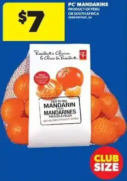 Real Canadian Superstore Pc mandarins offer