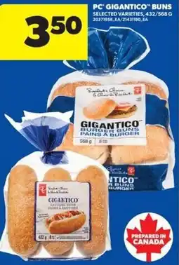 Real Canadian Superstore Pc gigantico buns offer
