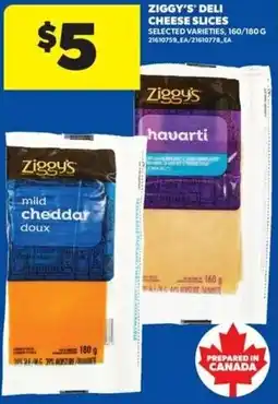 Real Canadian Superstore Ziggy's deli cheese slices offer