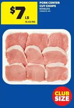 Real Canadian Superstore Pork center cut chops offer