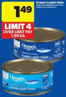 Real Canadian Superstore Ocean's light tuna offer