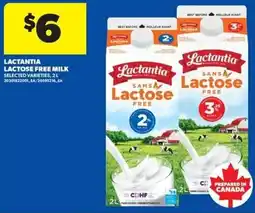 Real Canadian Superstore Lactantia lactose free milk offer