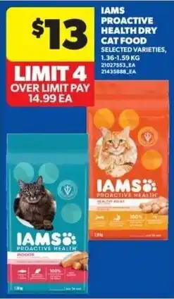 Real Canadian Superstore Iams proactive health dry cat food offer