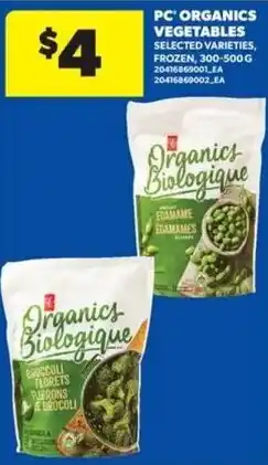 Real Canadian Superstore Pc organics vegetables offer