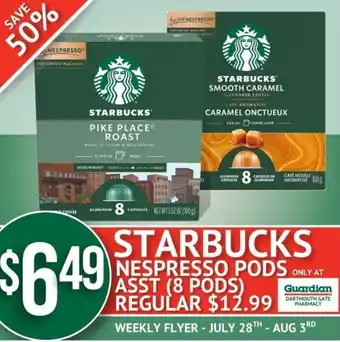 Starbucks nespresso pods