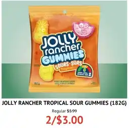 Guardian Pharmacy Jolly rancher tropical sour gummies offer