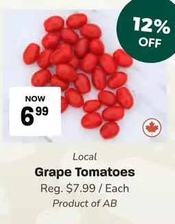 Blush Lane Organics Local Grape Tomatoes offer