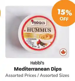 Blush Lane Organics Habibi's Mediterranean Dips Assorted Prices / Assorted Sizes offer