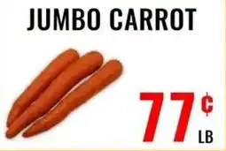 Mega Sanjha Punjab Grocery Store Jumbo carrot offer