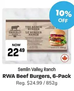 Blush Lane Organics Semlin Valley Ranch RWA Beef Burgers offer