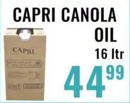 Mega Sanjha Punjab Grocery Store Capri canola oil offer