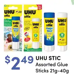 Value Drug Mart Uhu Stic Assorted Glue Sticks offer