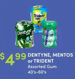 Value Drug Mart Dentyne, Mentos or Trident offer