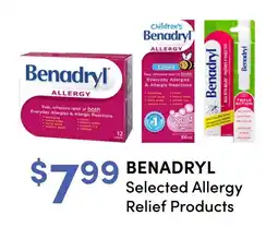 Value Drug Mart Benadryl Selected Allergy Relief Products offer