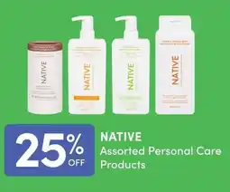 Value Drug Mart Native Assorted Personal Care Products offer