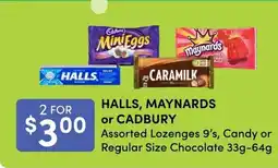 Value Drug Mart Halls, Maynards or Cadbury offer