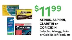 Value Drug Mart Aerius, Aspirin, Claritin, or Coricidin offer