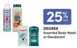Value Drug Mart Degree Assorted Body Wash or Deodorant offer