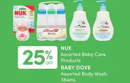 Value Drug Mart NUK Assorted Baby Care Products BABY DOVE Assorted Body Wash offer
