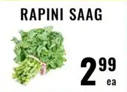 Mega Sanjha Punjab Grocery Store Rapini saag offer