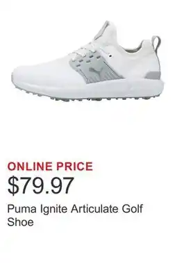 Costco Puma Ignite Articulate Golf Shoe offer