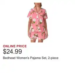 Costco Bedhead Women's Pajama Set, 2-piece offer