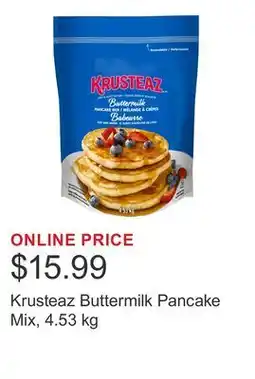 Costco Krusteaz Buttermilk Pancake Mix offer