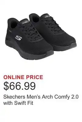 Costco Skechers Men's Arch Comfy 2.0 with Swift Fit offer